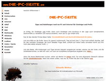 Tablet Screenshot of die-pc-seite.de